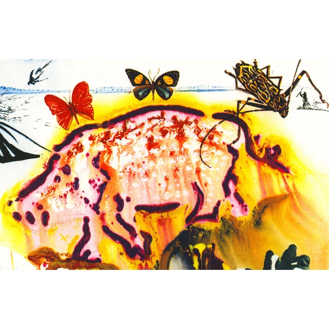 Original héliogravure by Salvador Dalí from his interpretation of Lewis Carol's "Alice in Wonderland" printed and...