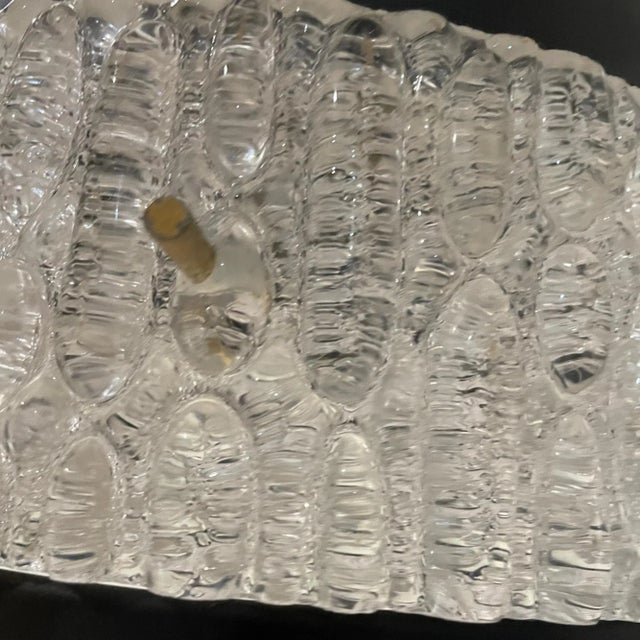 1950s Maison Arlus Modernist French Black Crystal Chandelier, France For Sale - Image 11 of 13