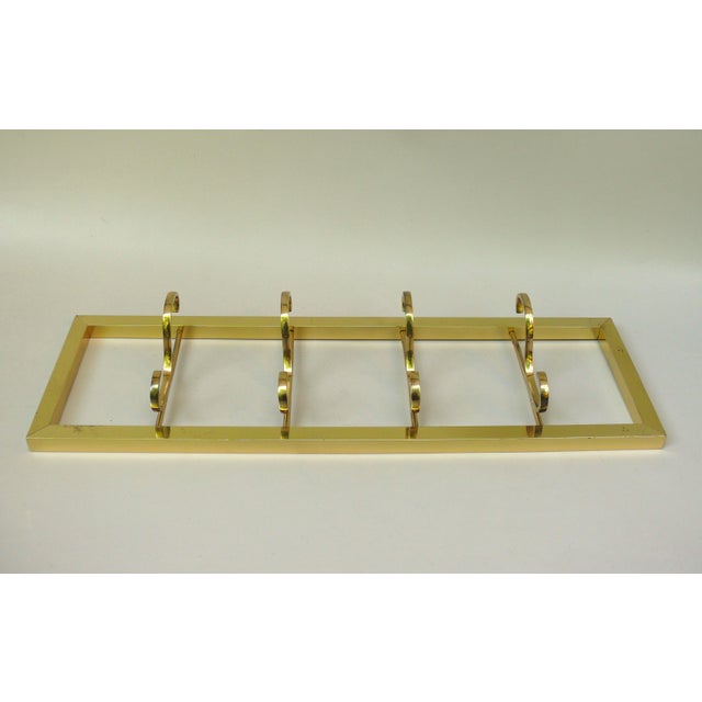 Wall Coat Rack with Folding Hooks, 1960s For Sale - Image 6 of 16