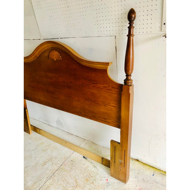 Vintage Oak Headboard Full/Queen English Farmhouse Style Chairish