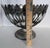 Late 20th Century Late 20th Century Handcrafted 24 Spoon Welded Metal Pewter Look Footed Bread Basket Fruit Bowl For Sale - Image 5 of 6