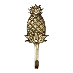 Vintage Brass Pineapple Wall Hook