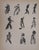 Michaux, Lettrism, Ten Figures, Lithograph For Sale