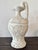 Boho Chic Vintage Textured Textile Covered Vase With Handle For Sale - Image 3 of 16