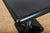 Zanotta Bistro Table with Black Lacquered Fiberglass Top and Chrome-Plated Metal Base by Joe Colombo for Zanotta, 1970s For Sale - Image 4 of 14