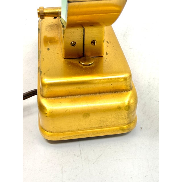 1940s Art Deco Etalage Reclame Mystery Clock Running Nicely For Sale - Image 11 of 14