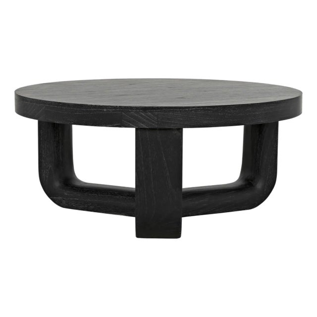 NOIR Joel Coffee Table, Cinder Black For Sale