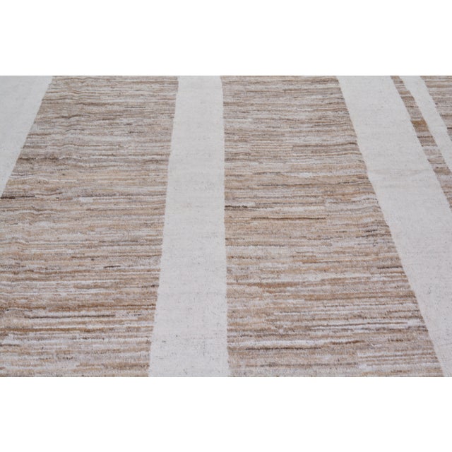 Moroccan Moroccan Hand Knotted Wool Rug, 8'4"x10'1" For Sale - Image 3 of 6