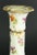 Neoclassical 1800's Porcelain Candlestick Gilt & Hand Painted Flowers Germany Marked For Sale - Image 3 of 12