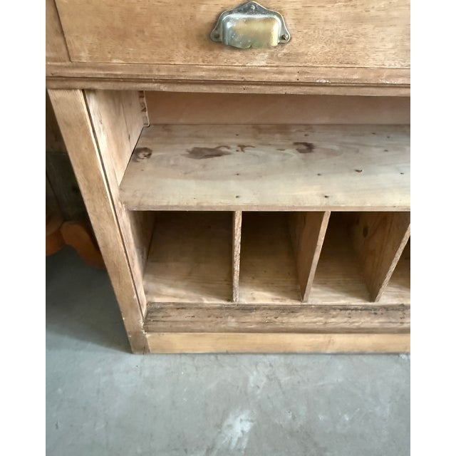 Former Shop Counter with Drawers and Lockers, 1920s For Sale - Image 10 of 18