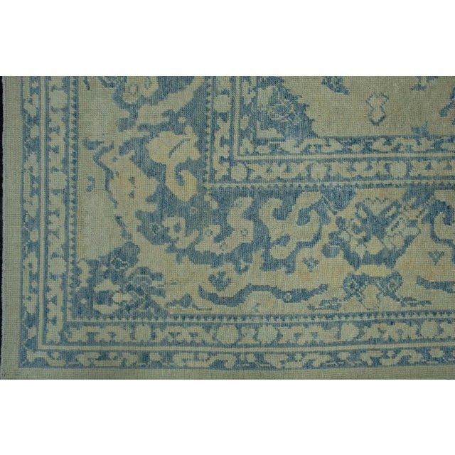 Turkish Turkish Oushak Rug 9'1" x 13'5" #18581 For Sale - Image 3 of 8