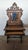 Italian Makeup Dressing Table in Walnut For Sale - Image 6 of 8