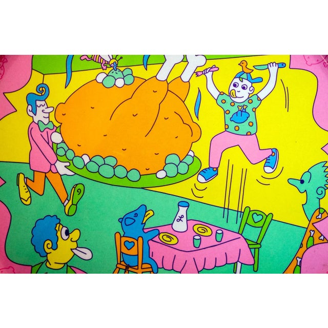 Melamine tray. Artist Sergio Cascavilla Producer Alessi 1997 This piece has an attribution mark, I am sure that it is...