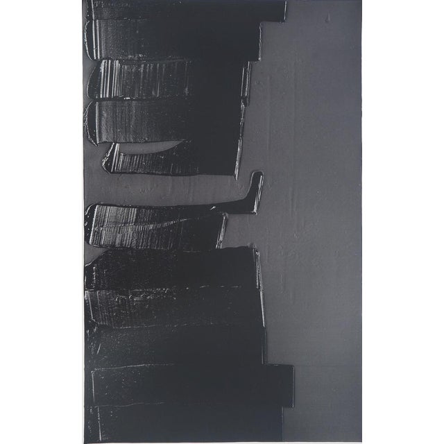 Pierre Soulages (1919-2022) Painting July 4, 2021 Poster published after the "Painting July 4, 2021" by the Soulages...
