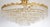 Mid-Century Modern Brass and Lead Crystal Ten-Light Chandelier, 1970s For Sale - Image 3 of 8