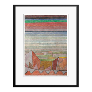 Paul Klee 'Glance Into the Fruiting Land' Archival Pigment Print Framed in Black Reproduction