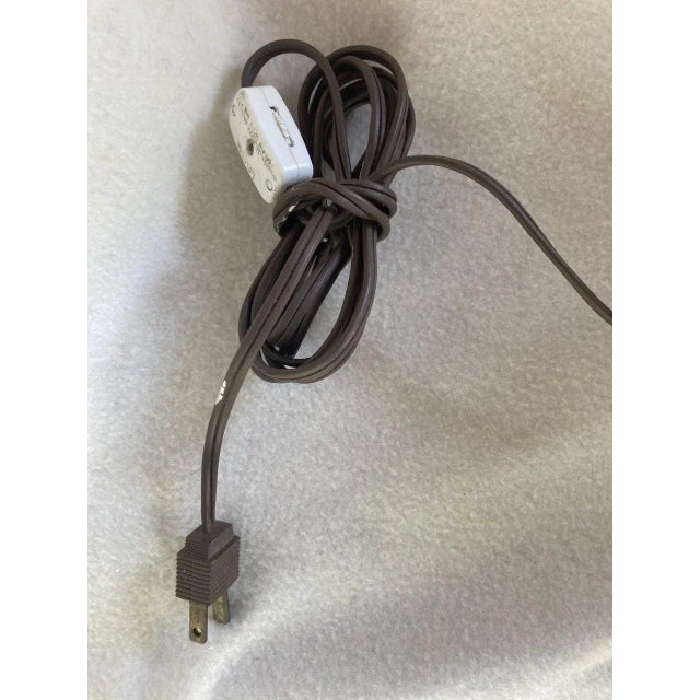 Vintage 1960s Italian Blanc De Chine Geisha Lotus Lamp For Sale - Image 9 of 11