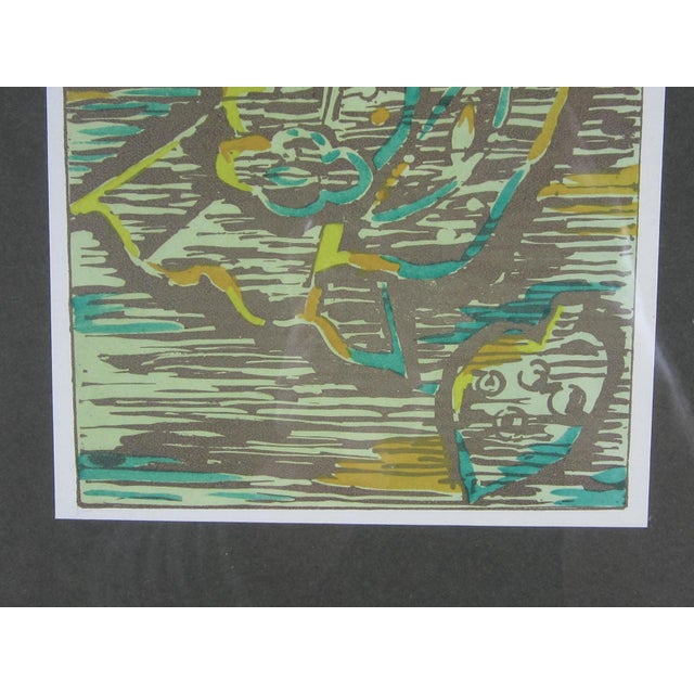 Cubism 1931 German Cubist Lithograph / Nature For Sale - Image 3 of 11