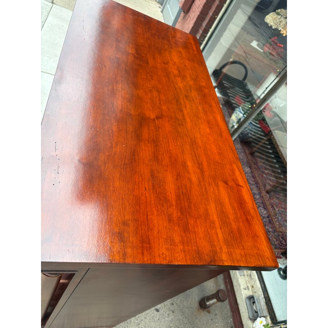 French Empire Inspired Tall Writing Desk For Sale - Image 10 of 12