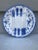 Ceramic French Faience Blue and White Asparagus Plate, Circa 1920 For Sale - Image 7 of 7