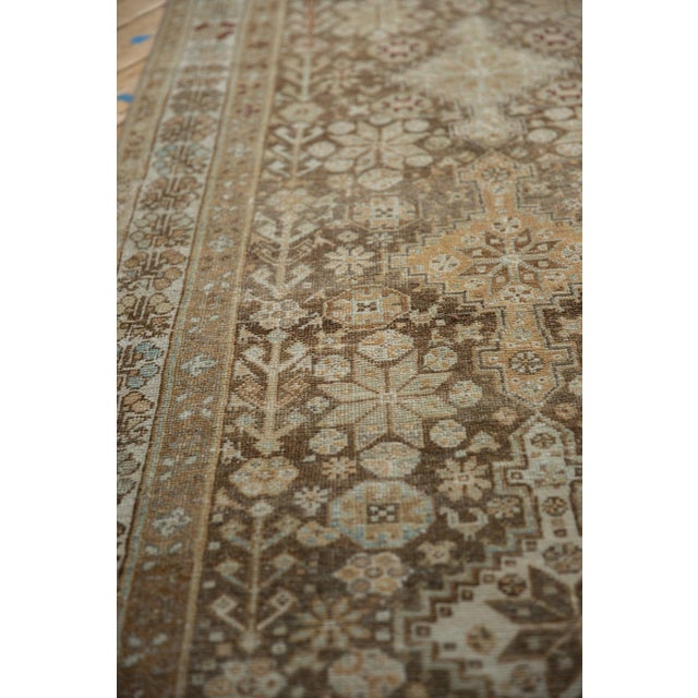 Textile Vintage Distressed Afshar Rug Runner - 3'7" X 16'6" For Sale - Image 7 of 11