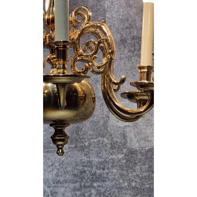 Metal Vintage Rembrandt Chandelier, 1970s For Sale - Image 7 of 12