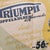 Small Vintage Poster Triumph Double Piston Motorcycle, 1950s, in Very Good conditions. Designed 1950 to 1959 This piece...