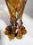 Vintage Murano Amber Glass 'End of Day' Turkey Cornucopia Vase For Sale - Image 10 of 13