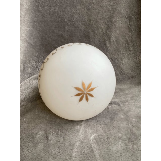 8” tall 5” diameter Good condition Add a touch of retro glamour to your home with this stunning Mid-Century Modern flush-...