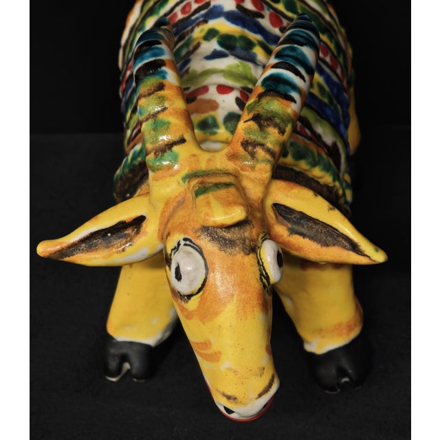 Goat Sculpture by Caruso Vietri, 1990s For Sale - Image 4 of 13