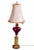 Italian Brass and Glass Table Lamp With Shade For Sale - Image 10 of 10