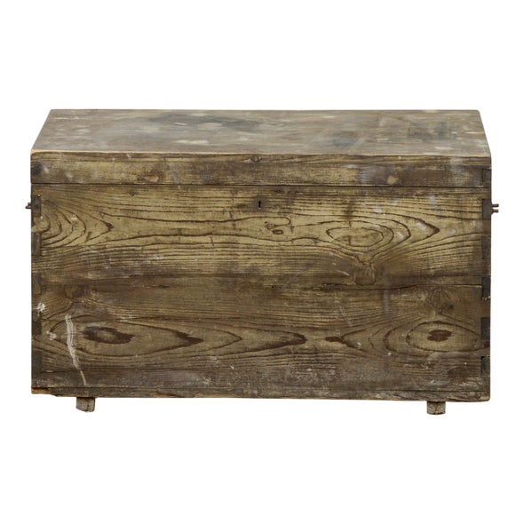 Antique Travel Trunk, 19th Century For Sale