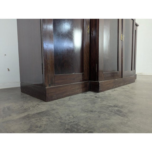 Vintage Flamed Mahogany Bookcase For Sale - Image 4 of 9