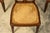 1930s 1930s Set of Six French Art Deco Carved Maple & Cane Dining Chairs For Sale - Image 5 of 18