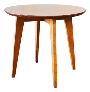 Mid Century Modern 1950s Jens Risom Style Birch Table With Splay Legs
