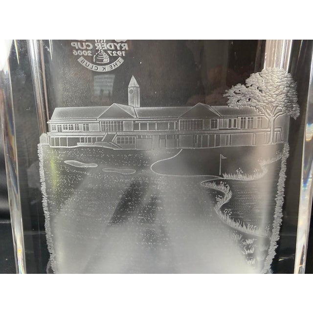 Rare Original Waterford Crystal Ryder Cup 2006 K Club Golf Trophy Award Vase For Sale - Image 12 of 18