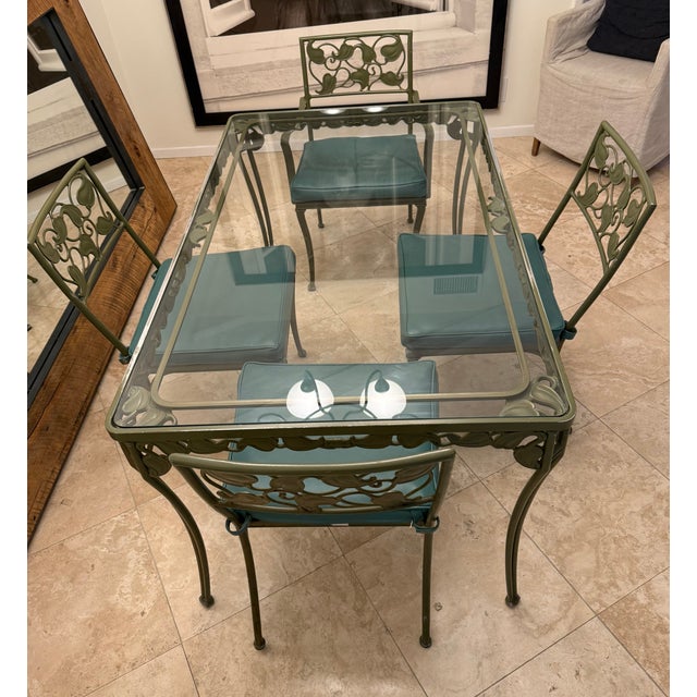 1980s Vintage Attributed to Brown Jordan Dining Set For Sale - Image 15 of 18