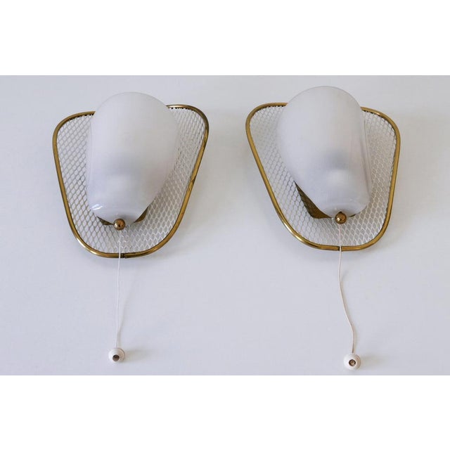 Mid-Century Modern Wall Lamps, Germany, 1950s, Set of 2 For Sale - Image 10 of 18