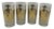 1950's Marc Bellaire Beachcomber Design Tumbler Glassware Highballs- Set of 4 For Sale - Image 4 of 8