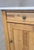 Farmhouse Antique European Pine and Marble Side Table or Nightstand For Sale - Image 3 of 14