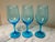 Set of 8 - Libbey Aqua Blue Wine Glasses For Sale In New York - Image 6 of 9