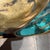 Pepe Mendoza Ashtray Dish Catch All Tray Bowl Malachite Brass For Sale In San Diego - Image 6 of 11