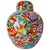This striking vintage Chinese porcelain ginger jar features a vibrant Millefleur ("Thousand Flowers") pattern in...