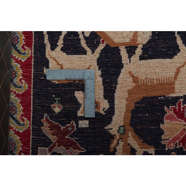 Hand-Knotted Gabbeh Nomad Rug For Sale - Image 5 of 6