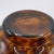 Mid 20th Century Vintage Hand-Blown Amber Tortoiseshell Art Glass Vase / Votive Holder For Sale - Image 5 of 10