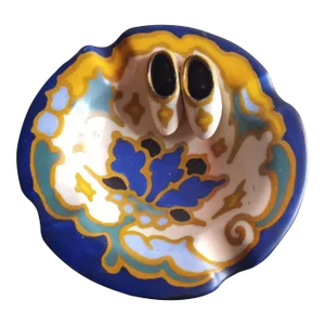 1980s Regina Majolica Holland Ashtray