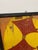 Vintage Mid-Century Modern Geometric Wall Panels, Set of Four, Orange and Yellow Abstract Wall Art For Sale In Seattle - Image 6 of 10