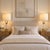 Contemporary Cream Foy Table Lamps by Hickory Chair, Set of 2 For Sale - Image 3 of 4