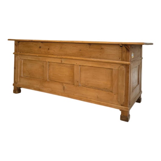 Rustic Farmhouse Bar Counter in Wood For Sale