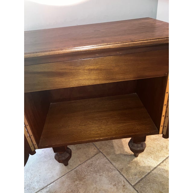 1950s Art Deco Nightstand For Sale - Image 11 of 14